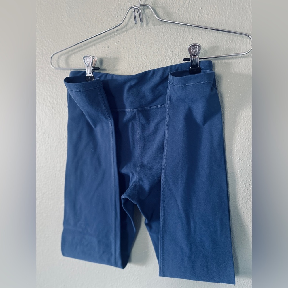 ATHLETA Girl Hi-Rise Powervita Chit Chat Tight Yoga Leggings Blue - XL/14 Girls